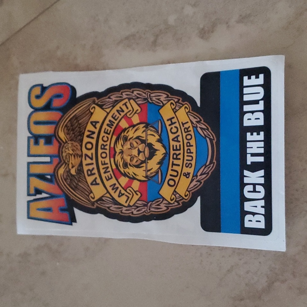 **SALE**Back The Blue Decal